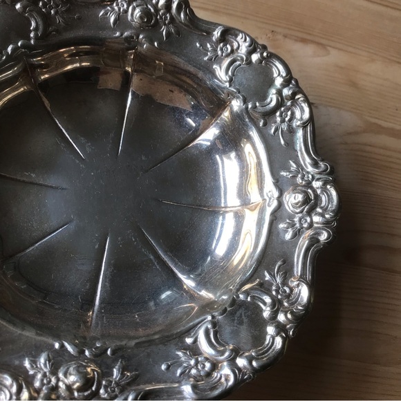 vintage silver platter - Picture 2 of 6